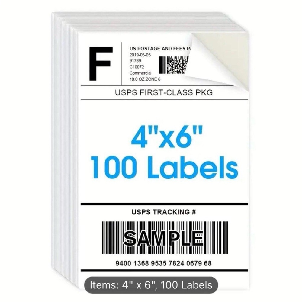 White Shipping Labels for Home Office